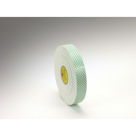 3M Dbl Side Foam Tape, 1/2"x36 yds., 1/16", Natural, PK18 T9534016